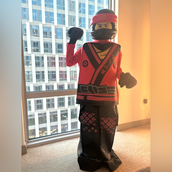 Lego Ninjago Kai The Red Ninja costume size 8-13 - Picture 1 of 1